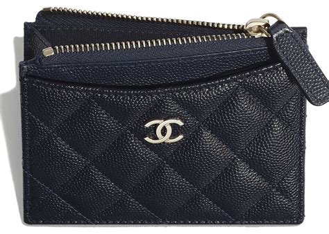 chanel classic id holder|chanel quilted classic card holder.